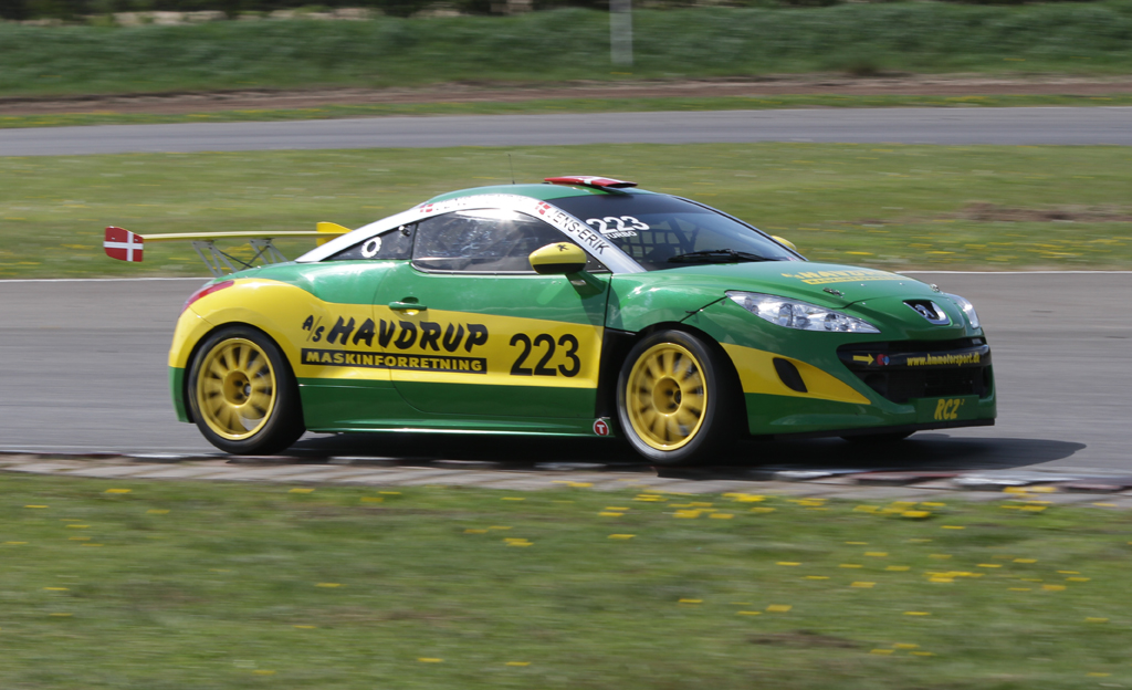 Jens-Erik Hansen og Jens Henrik Hansen i Peugeot-RCZ
(Foto: Motorsporten.dk)